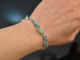 Sea vibes! Fancy Armband zweireihig aus Apatit Aquamarin und Achat Sterlingsilber vergoldet