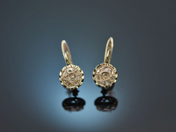 Um 1920! Historische Ohrringe mit Diamanten...