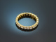 Around 1990! Classic memory ring with diamonds ca. 1.2 carat 750 gold