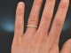 Around 1990! Classic memory ring with diamonds ca. 1.2 carat 750 gold