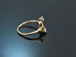 Um 1905! Sch&ouml;ner Jugendstil Ring mit Diamanten aus...