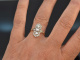 Um 1910! Sch&ouml;ner Belle Epoque Ring mit Diamanten Gold 585 und Platin