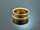 England datiert 1823! Trauer Ring mit Zieremail Gold 750