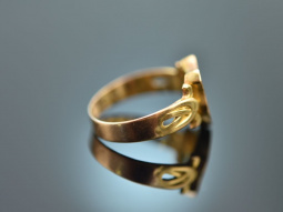 Um 1910! Historischer Damen Wappen Siegel Ring aus Gold 585