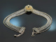 Um 1960! Sch&ouml;ne Trachten Kropf Kette mit Granat Silber 835