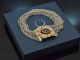 Bavaria around 1860! Biedermeier costume choker necklace 12 rows of silver