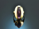 Around 1960! Chic sixties ring with amethyst in 585 gold