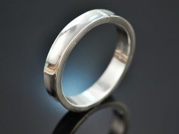 Around 1970! Chic vintage bangle in sterling silver