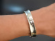Um 1970! Schicker Vintage Armreif aus Sterling Silber