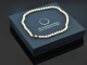 Around 2010! Classic Akoya cultured pearl necklace with diamonds and 585 gold