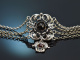 Um 1950! Trachten Kette und Armband mit Granaten aus Silber 835