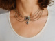 Um 1950! Trachten Kette und Armband mit Granaten aus Silber 835