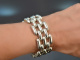 Around 1970! Chic wide vintage bracelet in silver 835