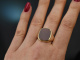 Um 1965! Klassischer Herren Siegel Ring mit Karneol Gold 585