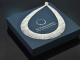 Around 1970! Vintage Cleopatra necklace in 925 silver