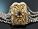 Austria around 1980! Beautiful 5-row dirndl choker necklace in silver 835