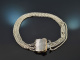 Austria around 1980! Beautiful 5-row dirndl choker necklace in silver 835