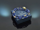 Deep Blue! Ausgefallene Armb&auml;nder aus Lapislazuli, Sodalith, Saphir, Labradorith, Silber 925 vergoldet