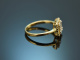 Exceptional diamond ring 0.45 carat in 750 gold