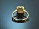 Exceptional diamond ring 0.45 carat in 750 gold