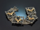 Bavaria, around 1970! Beautiful traditional costume bracelet with garnets in 925 silver
