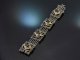 Bavaria, around 1970! Beautiful traditional costume bracelet with garnets in 925 silver