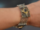 Bavaria, around 1970! Beautiful traditional costume bracelet with garnets in 925 silver