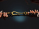 Large Italian angel skin branch coral necklace with gold-plated silver clasp 925