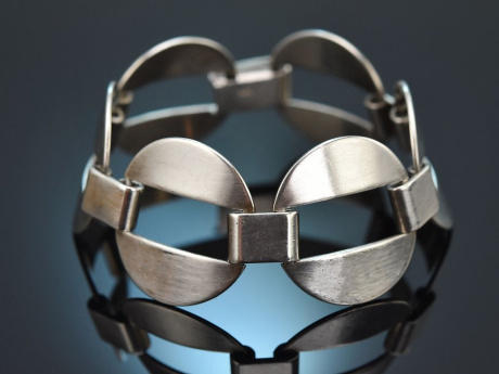 Um 1965! Schickes Sixties Armband aus Silber 925
