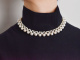 Aus unserer Werkstatt! Handgekn&uuml;pftes Zuchtperlen Collier mit Schlie&szlig;e aus Silber 925