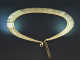 Chic vintage Cleopatra necklace in gold-plated 925 silver