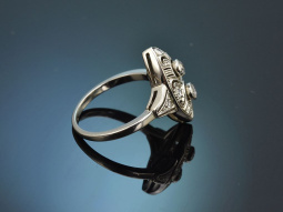 Munich around 1930! Beautiful Art Deco ring with diamonds...