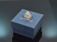 Munich around 1930! Beautiful Art Deco ring with diamonds in white gold 585