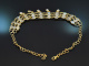 Um 1970! Schickes Vintage Collier mit Mondsteinen aus vergoldetem Silber 925