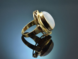 M&uuml;nchen um 1955! Gro&szlig;er Vintage Mondstein Ring...