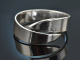 Franz Scheurle around 1965! Chic heavy design bangle in 925 silver