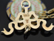Marius Hammer Norwegen um 1908! Emaillierte signierte Collier Kette aus Silber 930