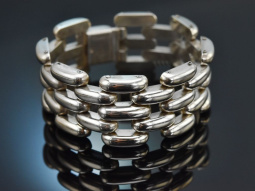 Um 1965! Schickes Vintage Statement Armband aus Silber 835
