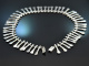 Mexico um 1960! Sensationelle Statement Vintage Kette aus schwerem Silber 925