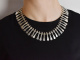 Mexico um 1960! Sensationelle Statement Vintage Kette aus schwerem Silber 925