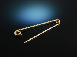 Golden Pin! Sch&ouml;ne Brosche Sicherheits Nadel Gold...