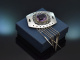 M&uuml;nchen um 1900! Seltene Jugendstil Brosche mit Amethyst aus Silber 800