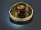 Um 1980! Egypt Vintage Statement Armreif Skarab&auml;us Email Silber 925 vergoldet