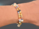 Day &amp; Night! Fancy Armband Saphir Tansanit Mondstein Citrin Calcit Silber 925 vergoldet
