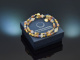 Day &amp; Night! Fancy Armband Saphir Tansanit Mondstein Citrin Calcit Silber 925 vergoldet