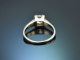 Hamburg around 1925! Art Deco solitaire old european cut diamond ring 0.75 ct white gold 585