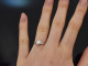 Hamburg around 1925! Art Deco solitaire old european cut diamond ring 0.75 ct white gold 585