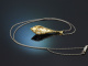 Hamburg um 1915! Feines Belle Epoque Collier mit Diamanten aus Wei&szlig;gold 585