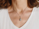 Hamburg um 1915! Feines Belle Epoque Collier mit Diamanten aus Wei&szlig;gold 585