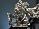 Tegernsee around 1950! Large silver charivari with 7 silver pendants